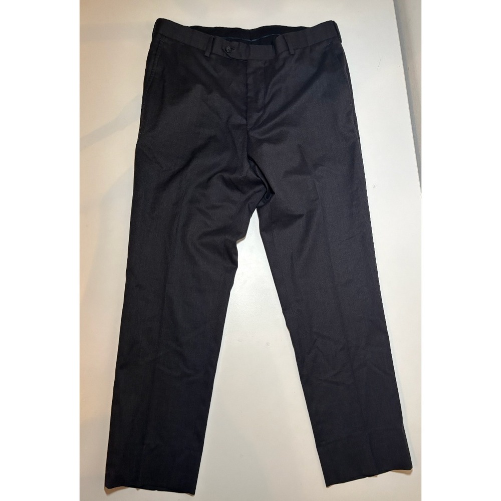 Brooks Brothers 1818 Milano Wool Pants | Black | 38 X 29